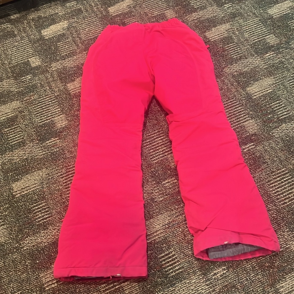 Lands end ski/snow pants.  Hot pink
